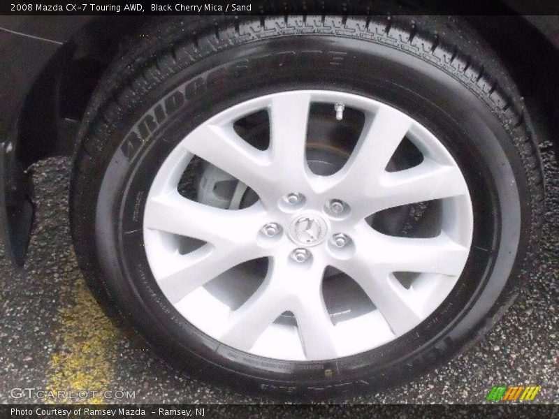 Black Cherry Mica / Sand 2008 Mazda CX-7 Touring AWD