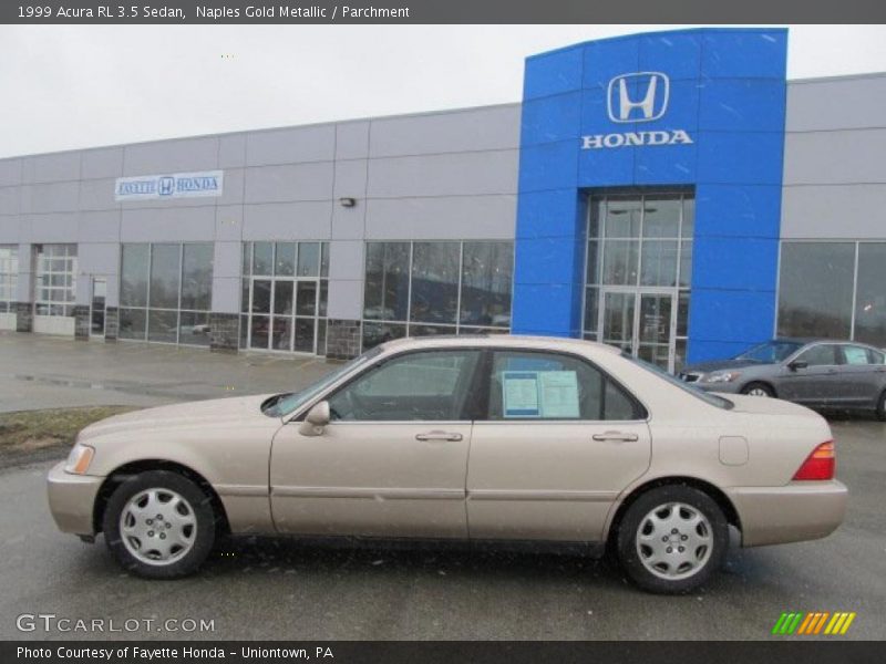 Naples Gold Metallic / Parchment 1999 Acura RL 3.5 Sedan