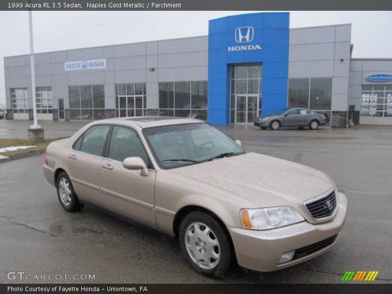 Naples Gold Metallic / Parchment 1999 Acura RL 3.5 Sedan
