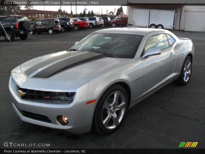 Silver Ice Metallic / Black 2011 Chevrolet Camaro LT/RS Coupe
