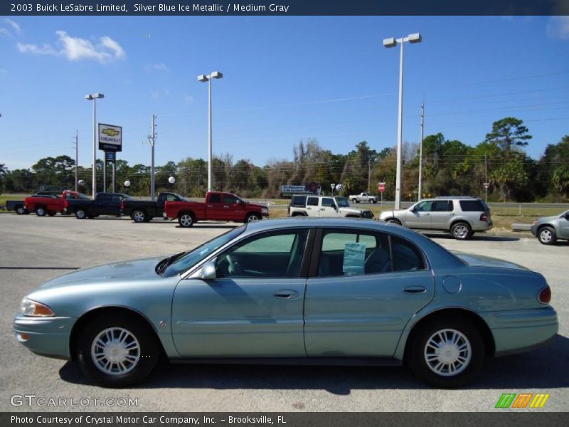 Silver Blue Ice Metallic / Medium Gray 2003 Buick LeSabre Limited
