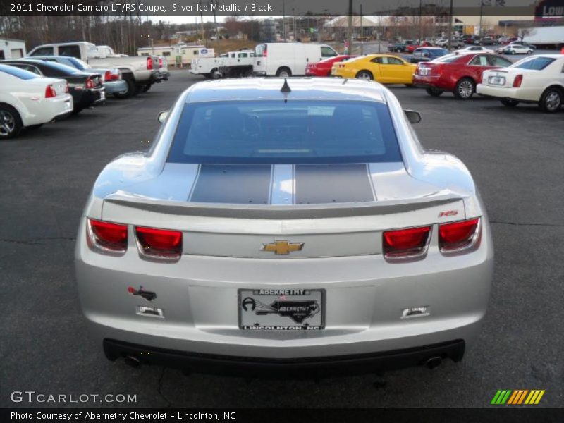 Silver Ice Metallic / Black 2011 Chevrolet Camaro LT/RS Coupe