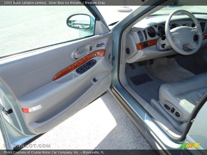 Silver Blue Ice Metallic / Medium Gray 2003 Buick LeSabre Limited