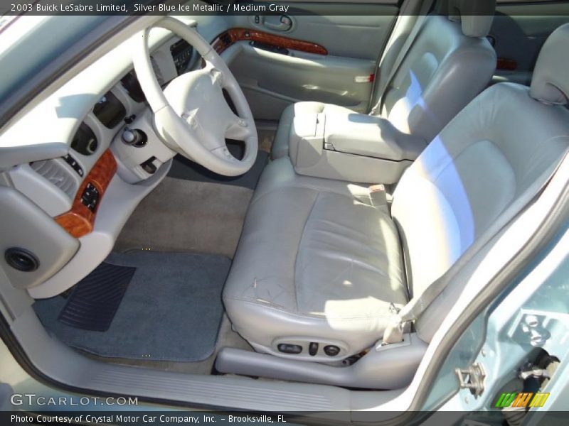 Silver Blue Ice Metallic / Medium Gray 2003 Buick LeSabre Limited