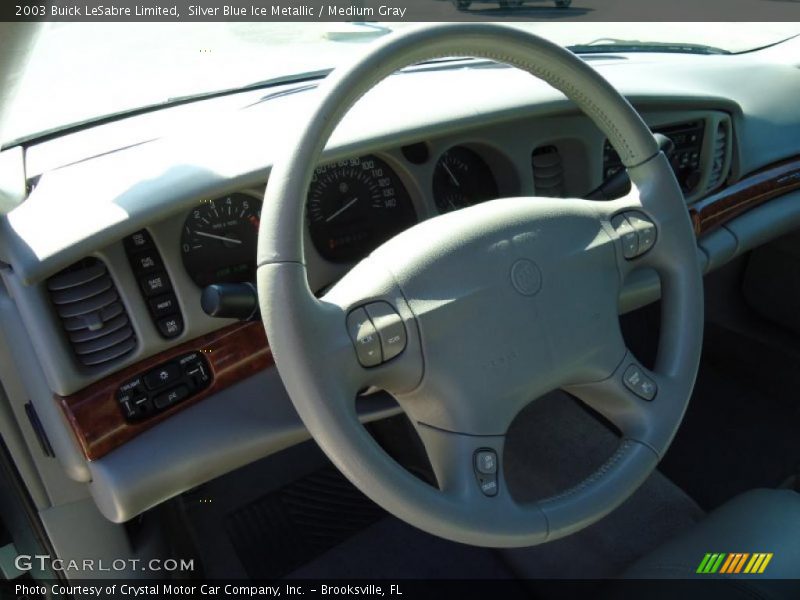 Silver Blue Ice Metallic / Medium Gray 2003 Buick LeSabre Limited