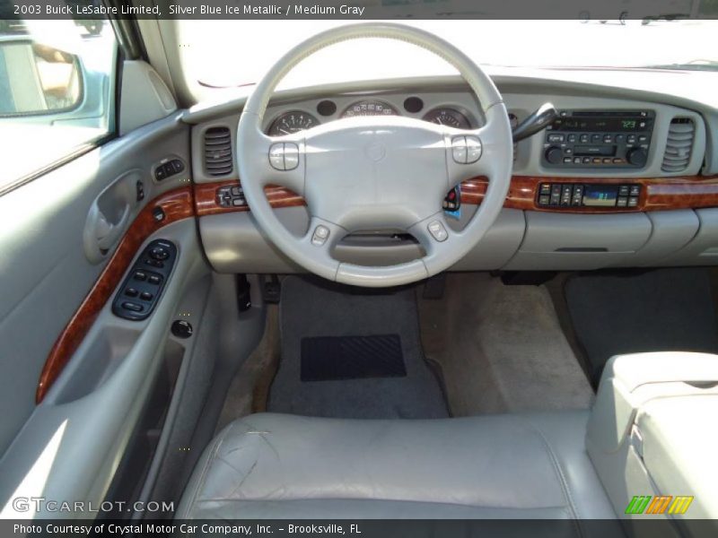 Silver Blue Ice Metallic / Medium Gray 2003 Buick LeSabre Limited