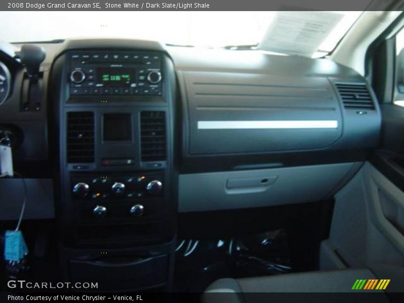 Stone White / Dark Slate/Light Shale 2008 Dodge Grand Caravan SE