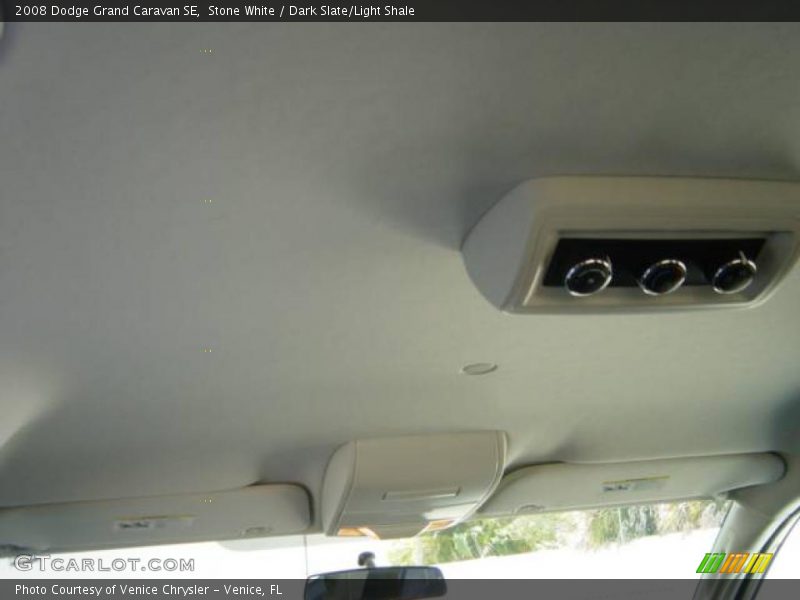 Stone White / Dark Slate/Light Shale 2008 Dodge Grand Caravan SE