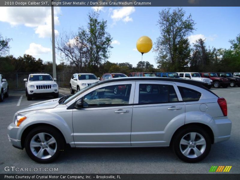 Bright Silver Metallic / Dark Slate Gray/Medium Graystone 2010 Dodge Caliber SXT