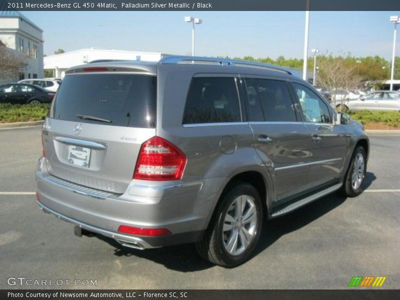 Palladium Silver Metallic / Black 2011 Mercedes-Benz GL 450 4Matic