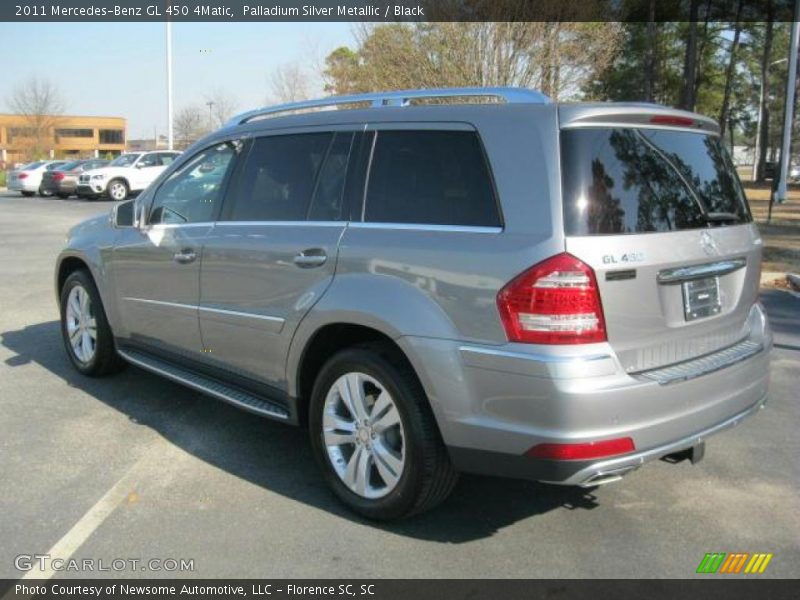 Palladium Silver Metallic / Black 2011 Mercedes-Benz GL 450 4Matic