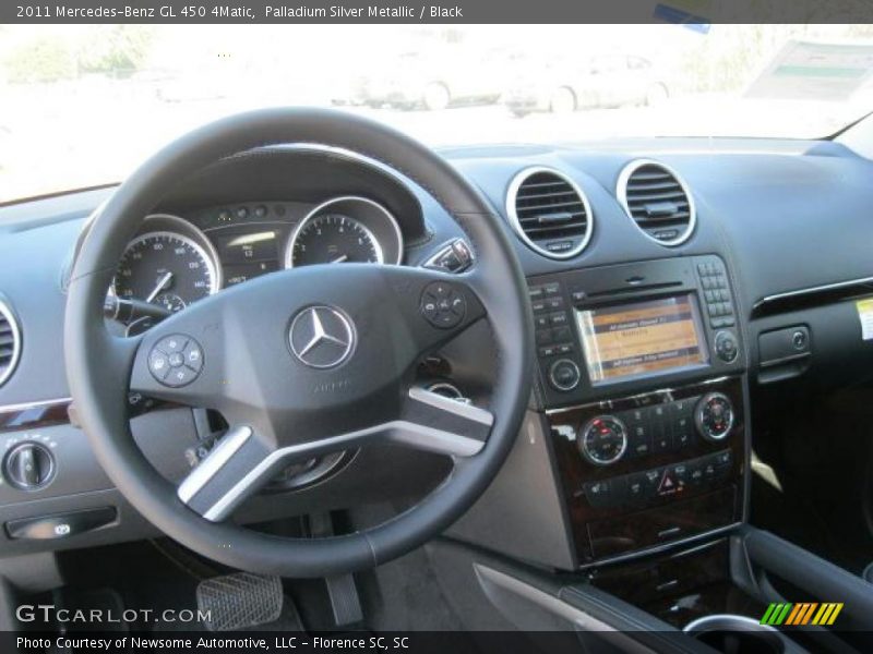 Palladium Silver Metallic / Black 2011 Mercedes-Benz GL 450 4Matic