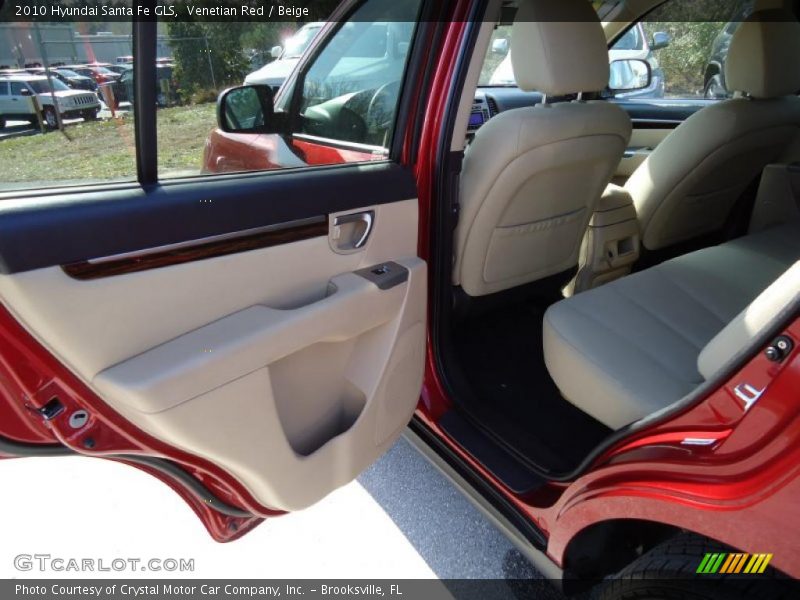 Venetian Red / Beige 2010 Hyundai Santa Fe GLS