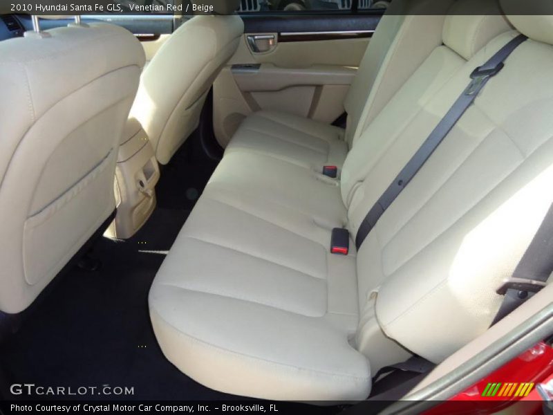 Venetian Red / Beige 2010 Hyundai Santa Fe GLS