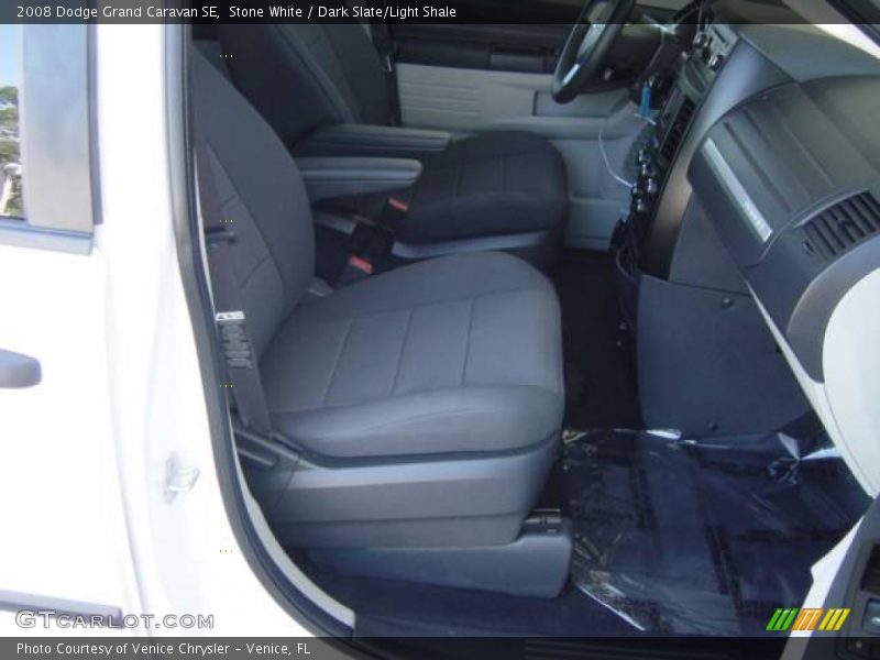 Stone White / Dark Slate/Light Shale 2008 Dodge Grand Caravan SE