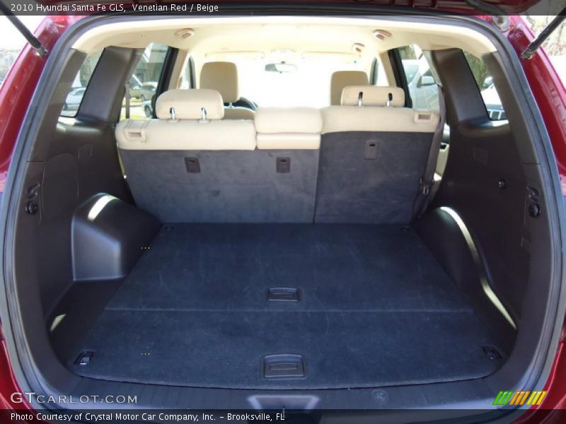 Venetian Red / Beige 2010 Hyundai Santa Fe GLS