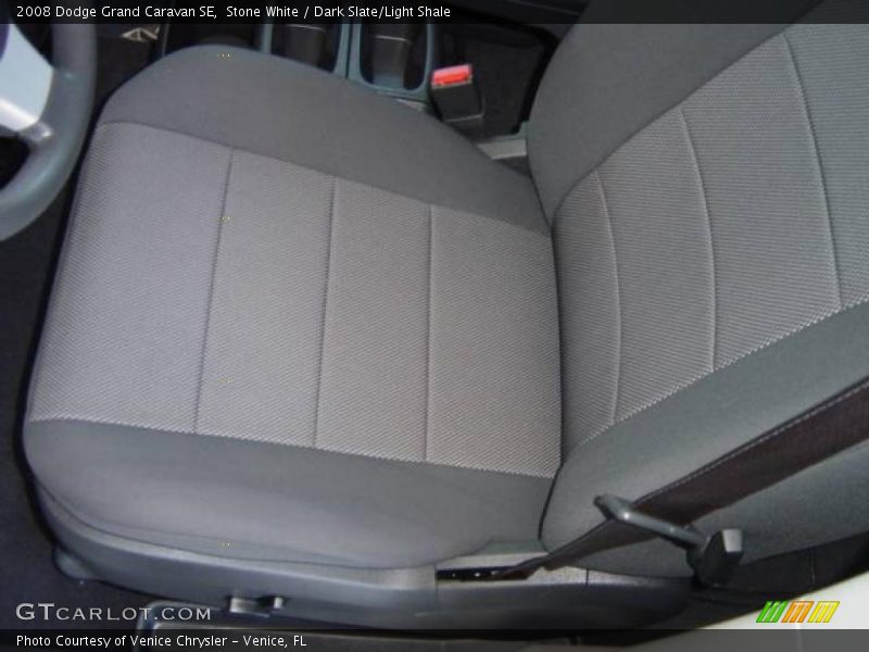 Stone White / Dark Slate/Light Shale 2008 Dodge Grand Caravan SE