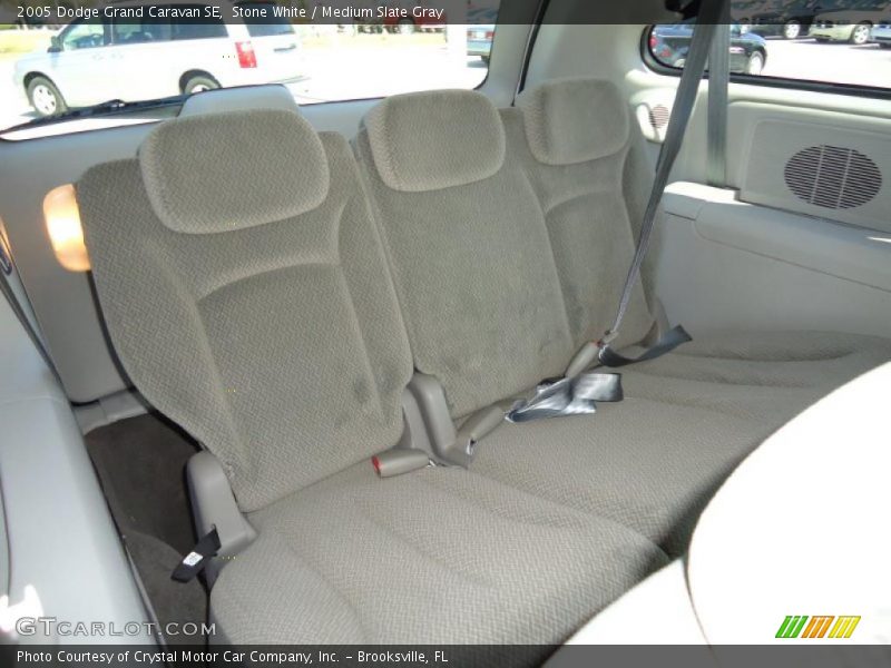 Stone White / Medium Slate Gray 2005 Dodge Grand Caravan SE