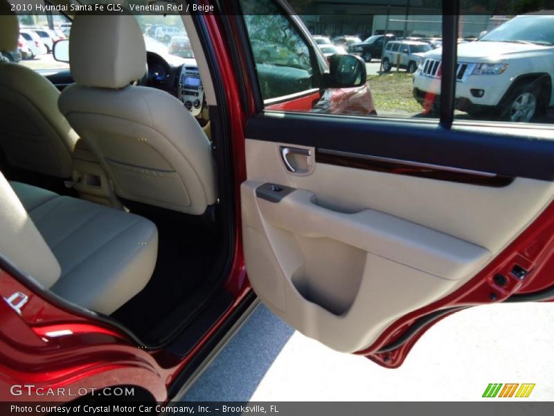 Venetian Red / Beige 2010 Hyundai Santa Fe GLS
