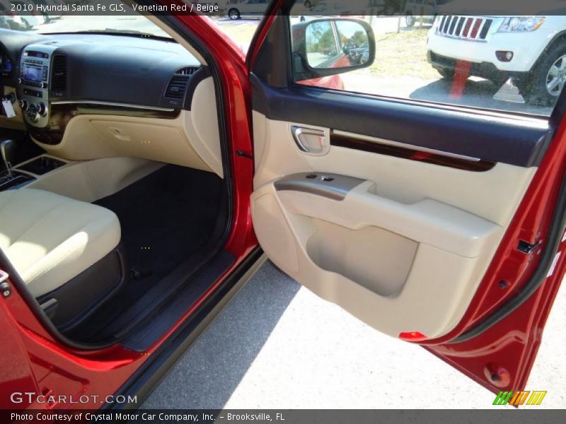 Venetian Red / Beige 2010 Hyundai Santa Fe GLS