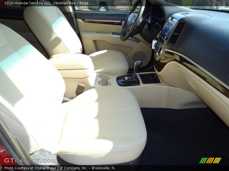 Venetian Red / Beige 2010 Hyundai Santa Fe GLS