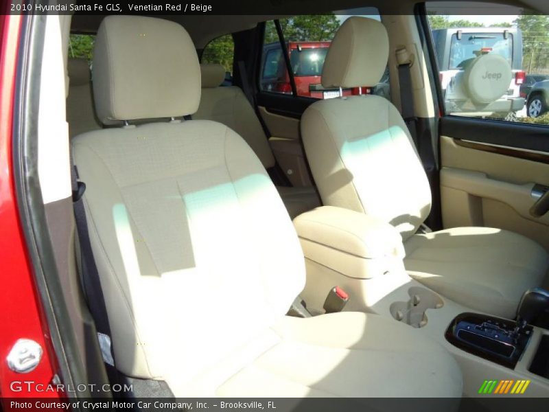 Venetian Red / Beige 2010 Hyundai Santa Fe GLS
