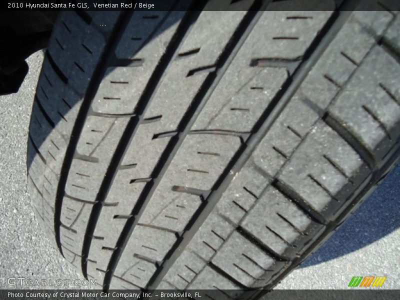 Venetian Red / Beige 2010 Hyundai Santa Fe GLS