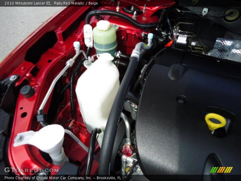 Rally Red Metallic / Beige 2010 Mitsubishi Lancer ES