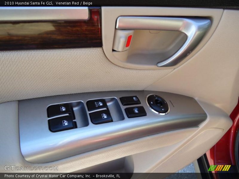Venetian Red / Beige 2010 Hyundai Santa Fe GLS