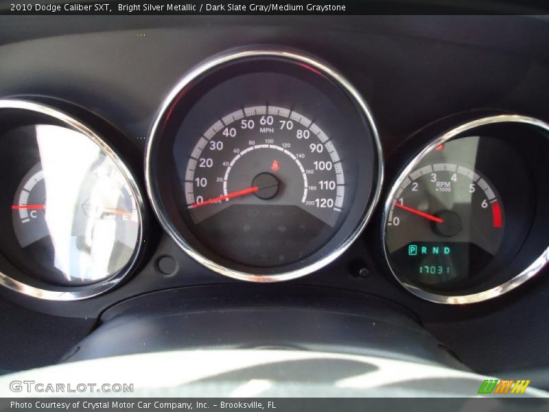 Bright Silver Metallic / Dark Slate Gray/Medium Graystone 2010 Dodge Caliber SXT