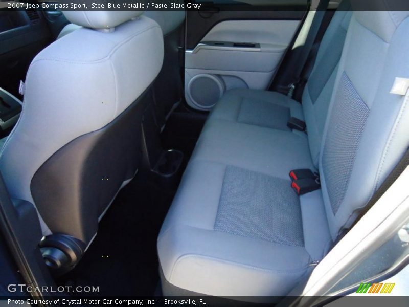 Steel Blue Metallic / Pastel Slate Gray 2007 Jeep Compass Sport