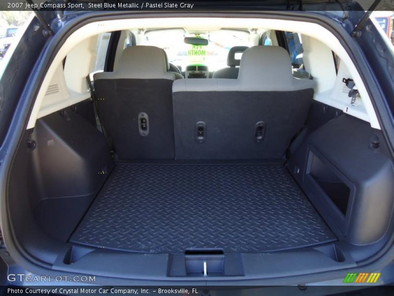 Steel Blue Metallic / Pastel Slate Gray 2007 Jeep Compass Sport