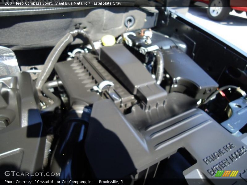 Steel Blue Metallic / Pastel Slate Gray 2007 Jeep Compass Sport