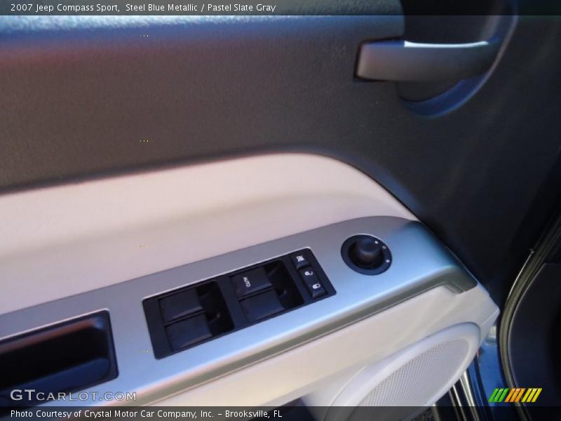 Steel Blue Metallic / Pastel Slate Gray 2007 Jeep Compass Sport