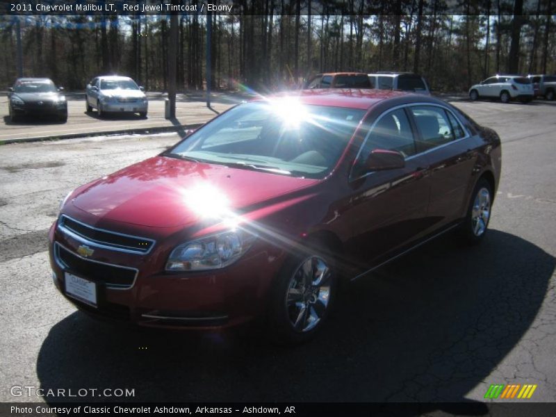 Red Jewel Tintcoat / Ebony 2011 Chevrolet Malibu LT