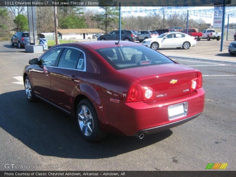 Red Jewel Tintcoat / Ebony 2011 Chevrolet Malibu LT