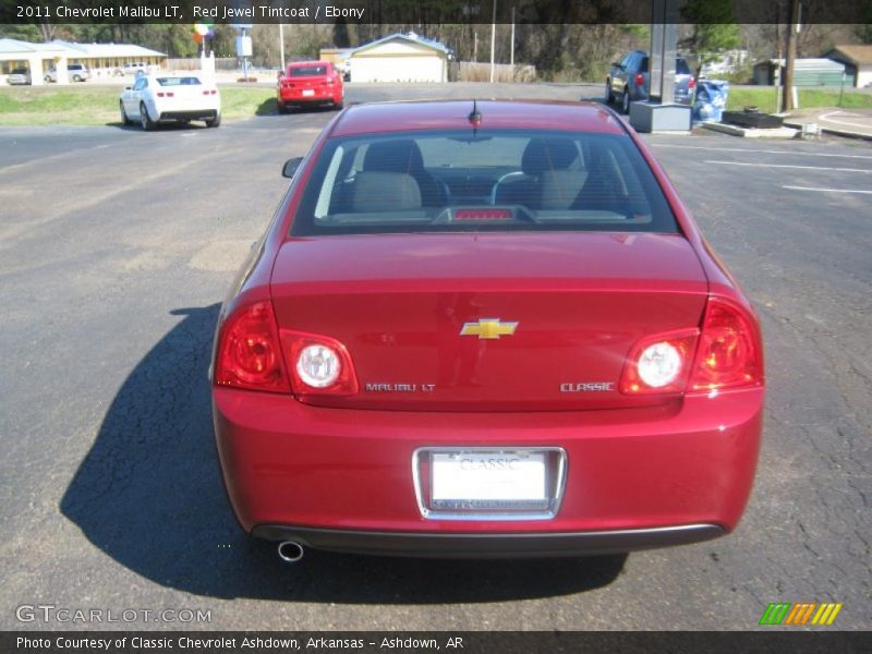 Red Jewel Tintcoat / Ebony 2011 Chevrolet Malibu LT