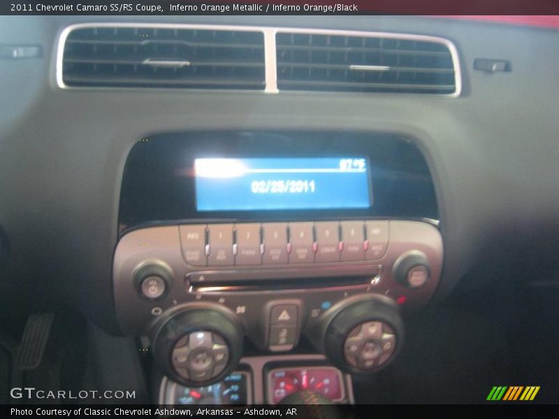 Inferno Orange Metallic / Inferno Orange/Black 2011 Chevrolet Camaro SS/RS Coupe