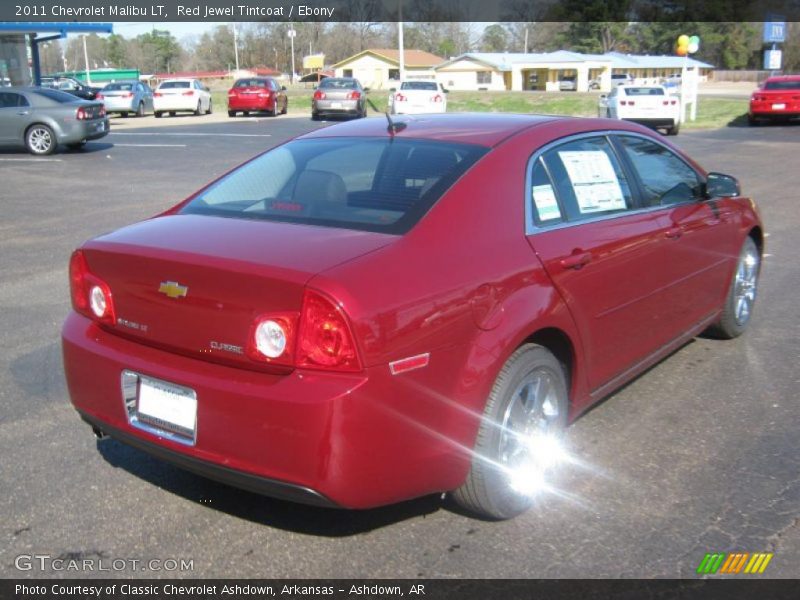 Red Jewel Tintcoat / Ebony 2011 Chevrolet Malibu LT