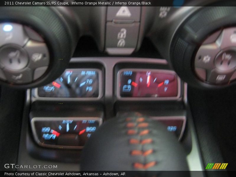 Inferno Orange Metallic / Inferno Orange/Black 2011 Chevrolet Camaro SS/RS Coupe