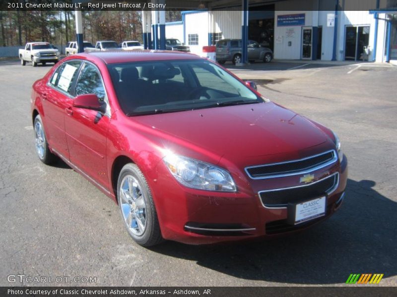 Red Jewel Tintcoat / Ebony 2011 Chevrolet Malibu LT