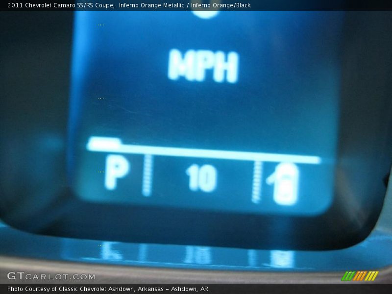 Inferno Orange Metallic / Inferno Orange/Black 2011 Chevrolet Camaro SS/RS Coupe
