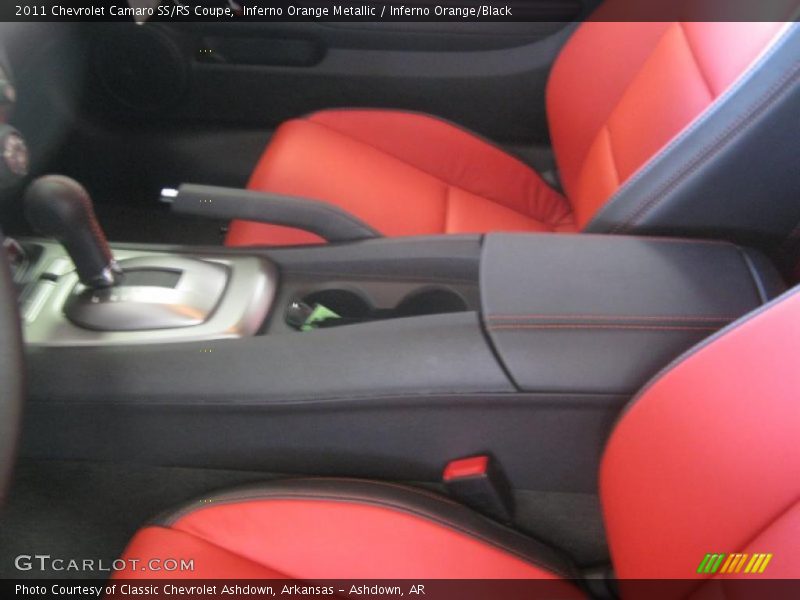 Inferno Orange Metallic / Inferno Orange/Black 2011 Chevrolet Camaro SS/RS Coupe