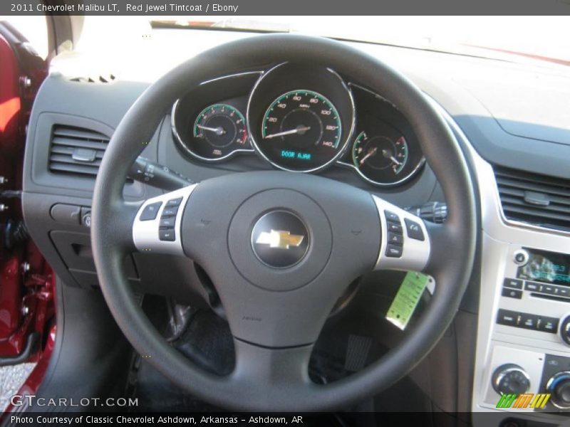 Red Jewel Tintcoat / Ebony 2011 Chevrolet Malibu LT