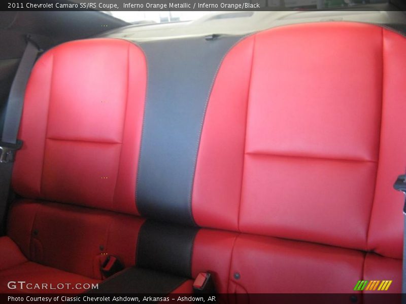 Inferno Orange Metallic / Inferno Orange/Black 2011 Chevrolet Camaro SS/RS Coupe