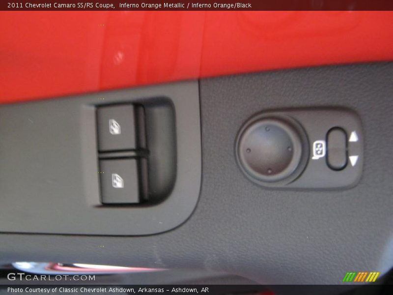 Inferno Orange Metallic / Inferno Orange/Black 2011 Chevrolet Camaro SS/RS Coupe