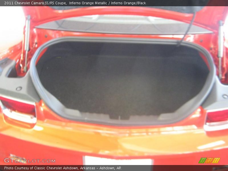 Inferno Orange Metallic / Inferno Orange/Black 2011 Chevrolet Camaro SS/RS Coupe
