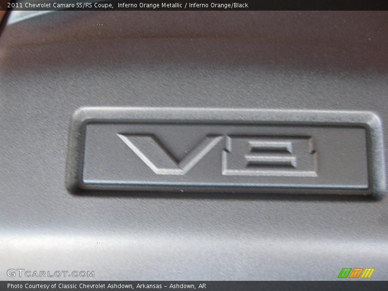 Inferno Orange Metallic / Inferno Orange/Black 2011 Chevrolet Camaro SS/RS Coupe