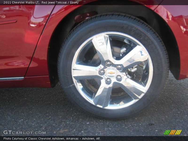Red Jewel Tintcoat / Ebony 2011 Chevrolet Malibu LT