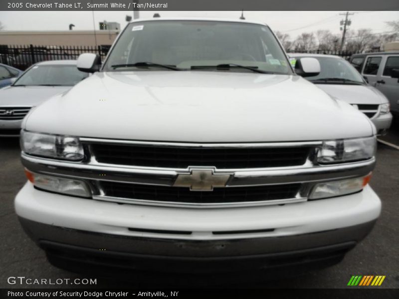 Summit White / Tan/Neutral 2005 Chevrolet Tahoe LT